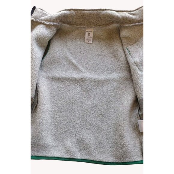Carters Vest Boys 3t Full Zip Pockets - Picture 8 of 16